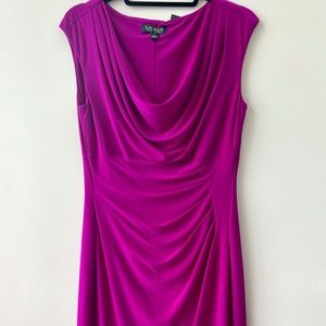 Lauren Size 10 Magenta Dress